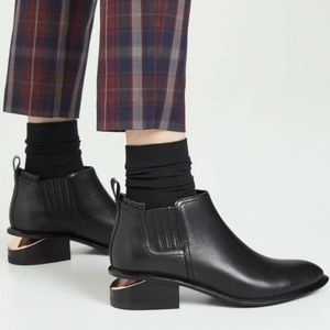 Alexander Wang Kori Leather Ankle Boots